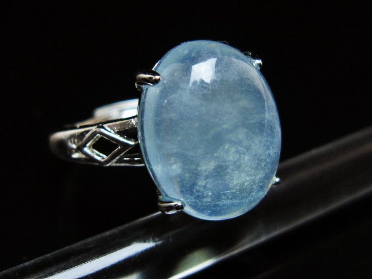 アクアマリン 指輪 (17号)[T367-7076] 3枚目