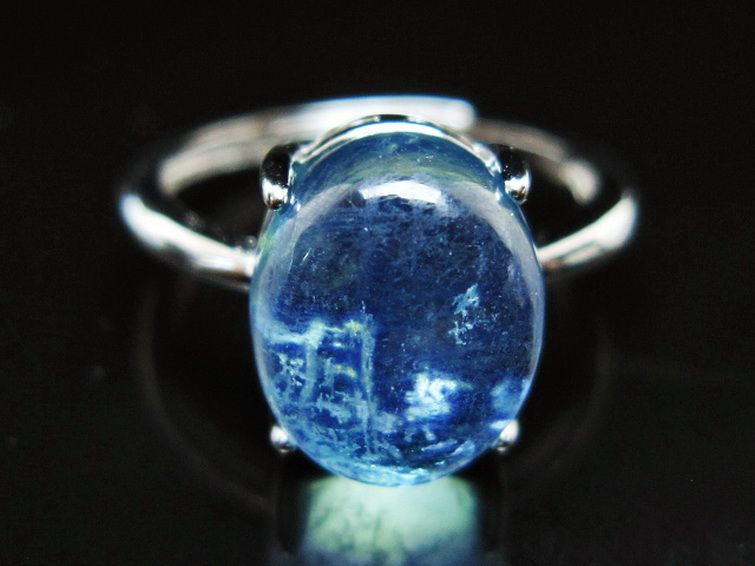 アクアマリン 指輪 (15号)[T367-7134] 1枚目