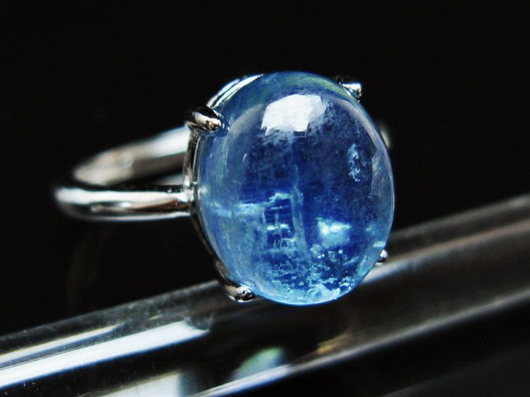 アクアマリン 指輪 (15号)[T367-7134] 3枚目