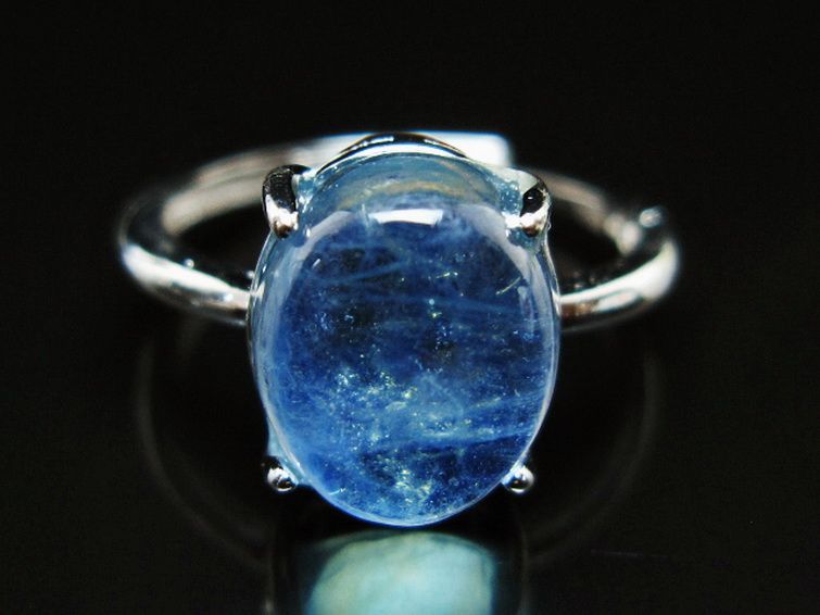 アクアマリン 指輪 (16号)[T367-7138] 1枚目