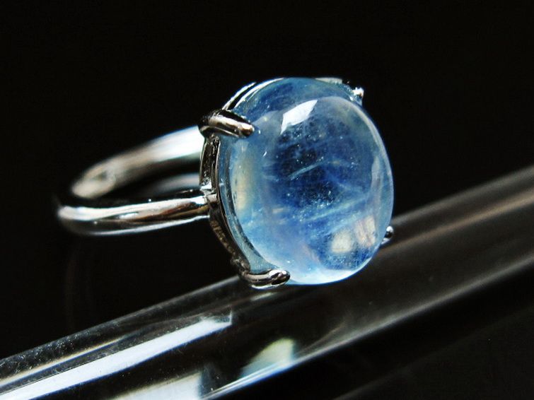 アクアマリン 指輪 (16号)[T367-7138] 3枚目