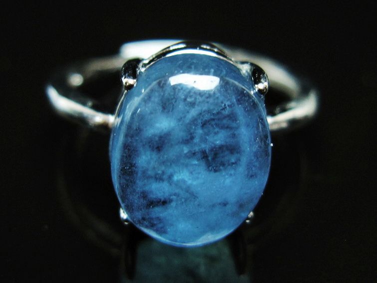 アクアマリン 指輪 (15号) [t367-7205] 1枚目
