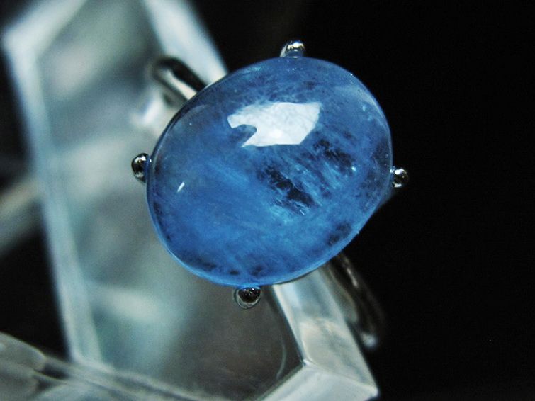 アクアマリン 指輪 (15号) [t367-7205] 2枚目