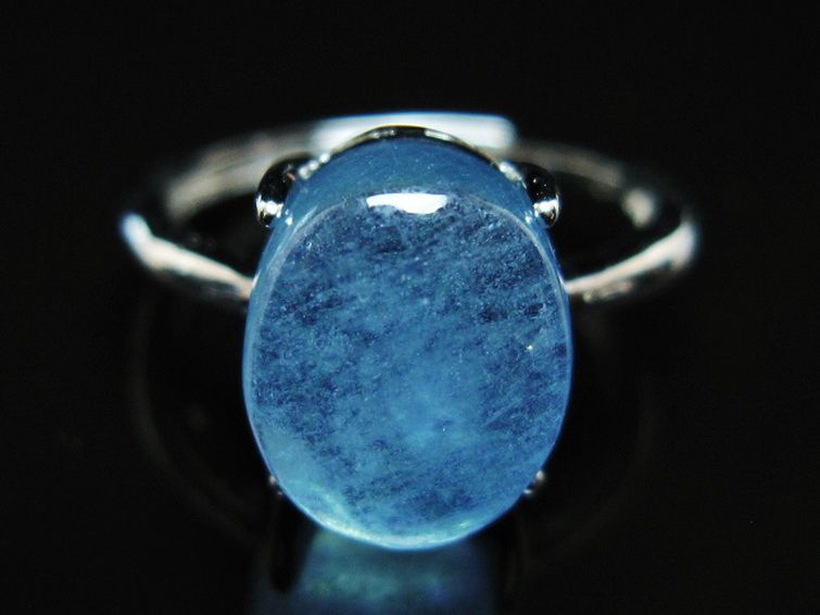 アクアマリン 指輪 (15号) [t367-7218] 1枚目