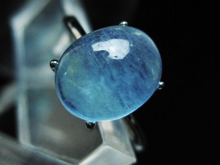 アクアマリン 指輪 (15号) [t367-7218] 2枚目