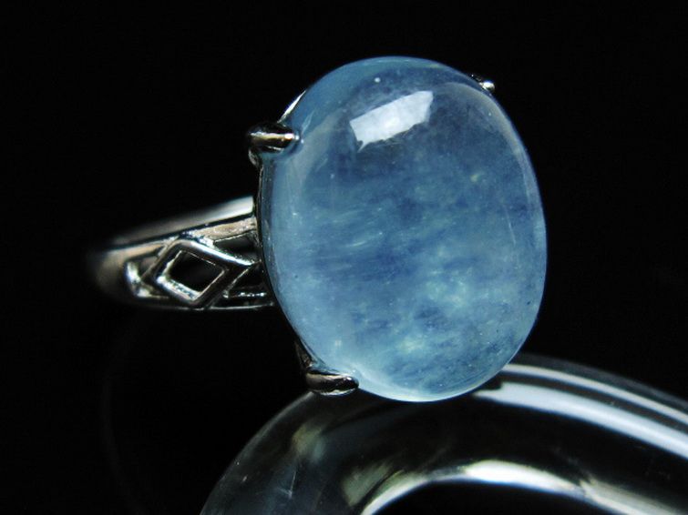 アクアマリン 指輪 (16号) [t367-7242] 3枚目