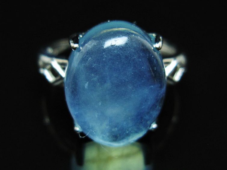 アクアマリン 指輪 (16号) [t367-7257] 1枚目