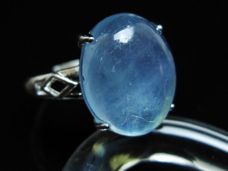 アクアマリン 指輪 (16号) [t367-7257] 3枚目