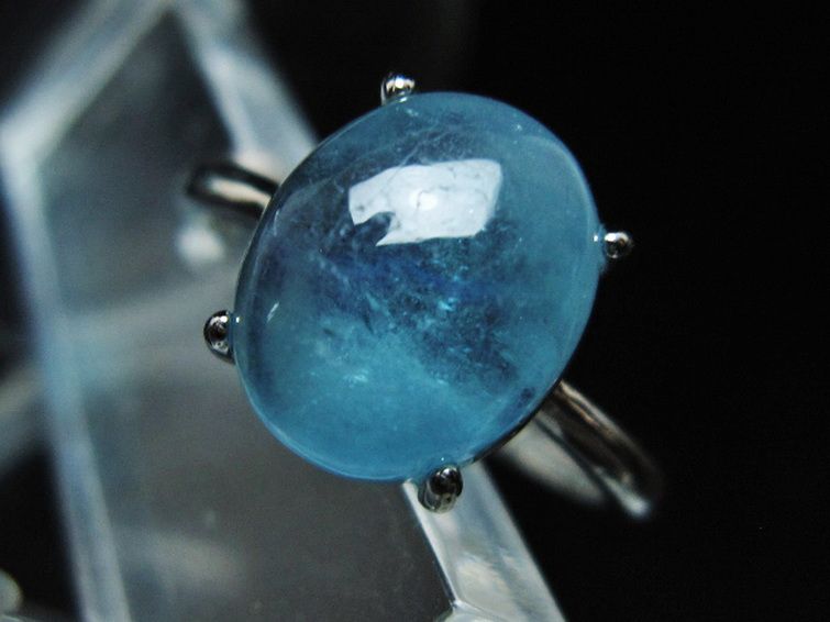 アクアマリン 指輪 (16号) [t367-7278] 2枚目