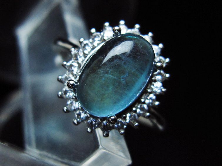 アクアマリン 指輪 (17号)[T367-7292] 2枚目