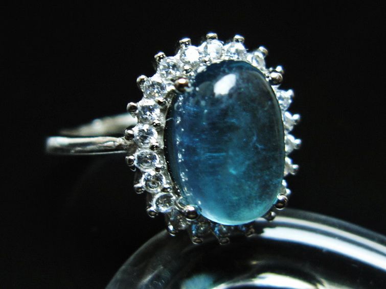 アクアマリン 指輪 (17号)[T367-7292] 3枚目