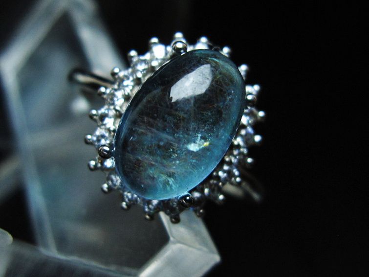 アクアマリン 指輪 (17号)[T367-7296] 2枚目