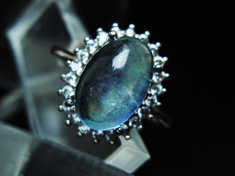 アクアマリン 指輪 (17号)[T367-7302] 2枚目