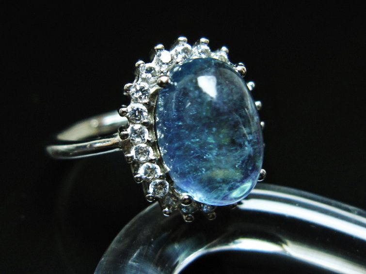 アクアマリン 指輪 (17号)[T367-7302] 3枚目