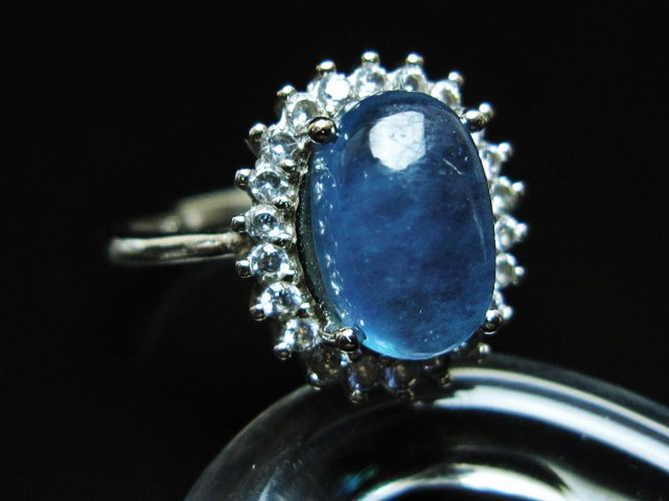 アクアマリン 指輪 (17号) [t367-7312] 3枚目