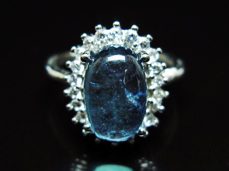 アクアマリン 指輪 (13号)[T367-7320] 1枚目