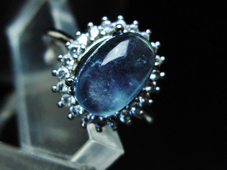 アクアマリン 指輪 (16号)[T367-7327] 2枚目