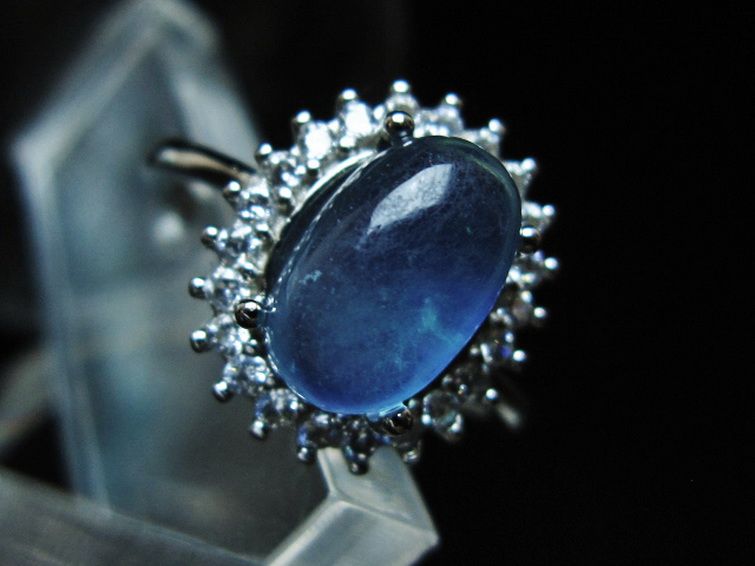 アクアマリン 指輪 (15号) [t367-7331] 2枚目