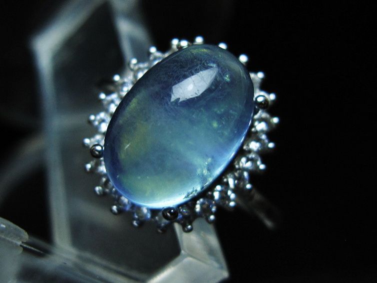 アクアマリン 指輪 (18号) [t367-7351] 2枚目