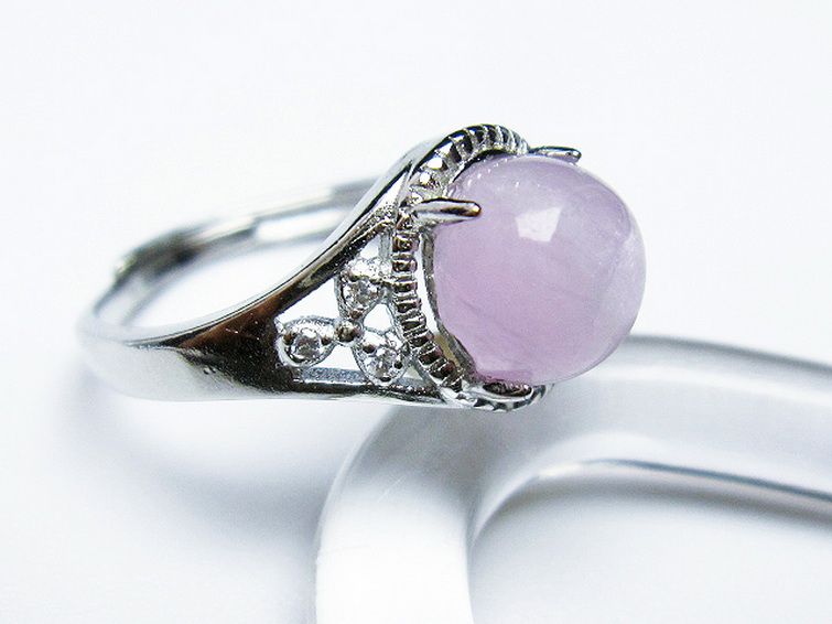 クンツァイト 指輪 (17号)[T368-10581] 3枚目