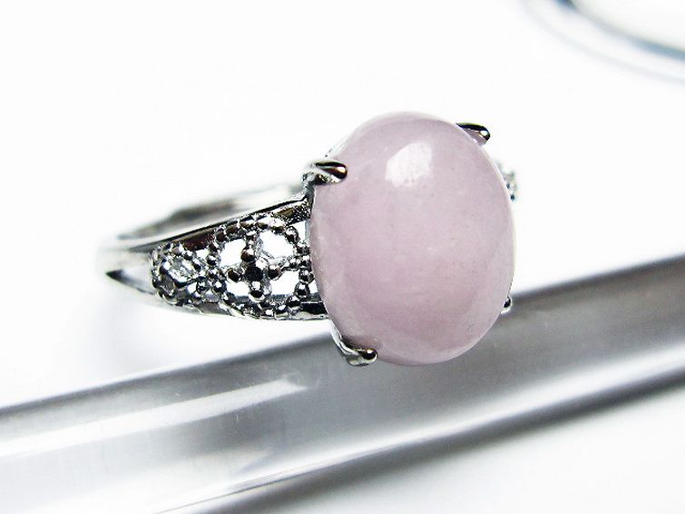 クンツァイト 指輪 (14号) [t368-10896] 3枚目