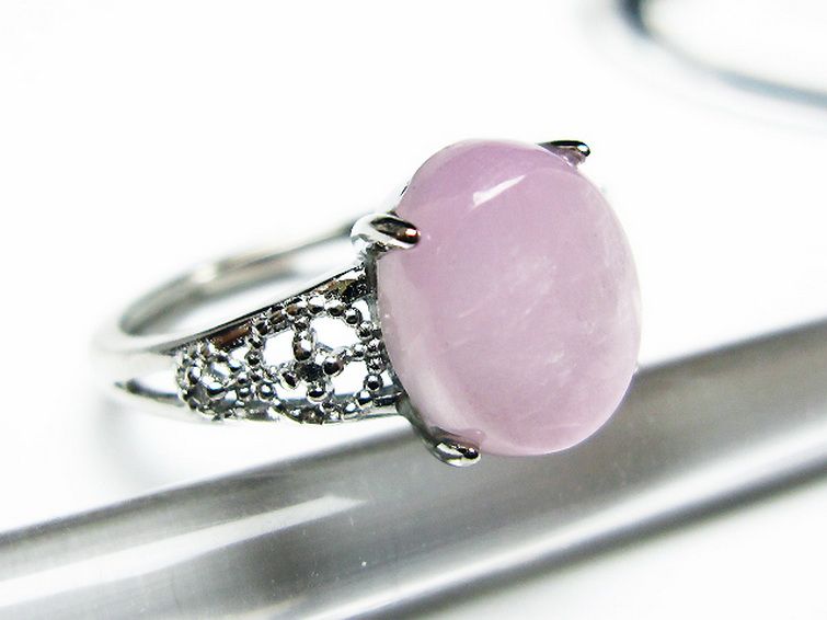 クンツァイト 指輪 (14号) [t368-10914] 3枚目