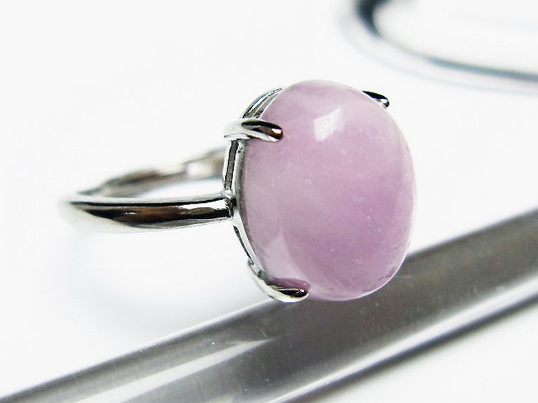 クンツァイト 指輪 (17号) [t368-10923] 3枚目