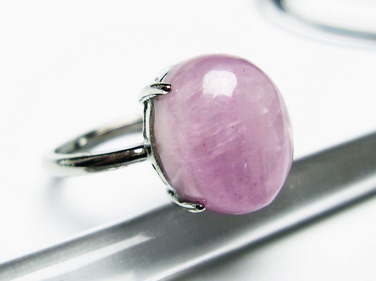 クンツァイト 指輪 (15号) [t368-10946] 3枚目