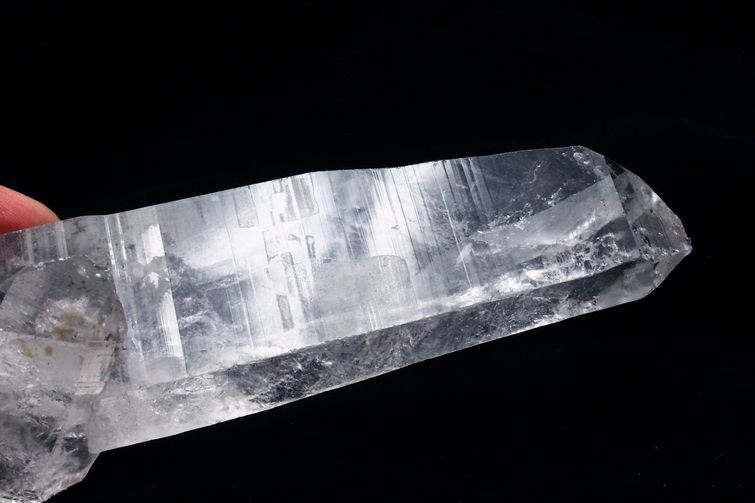 レムリアンシード水晶 原石 ミナスジェライス州コリント産 ※証明書付き[T370-4097] 3枚目