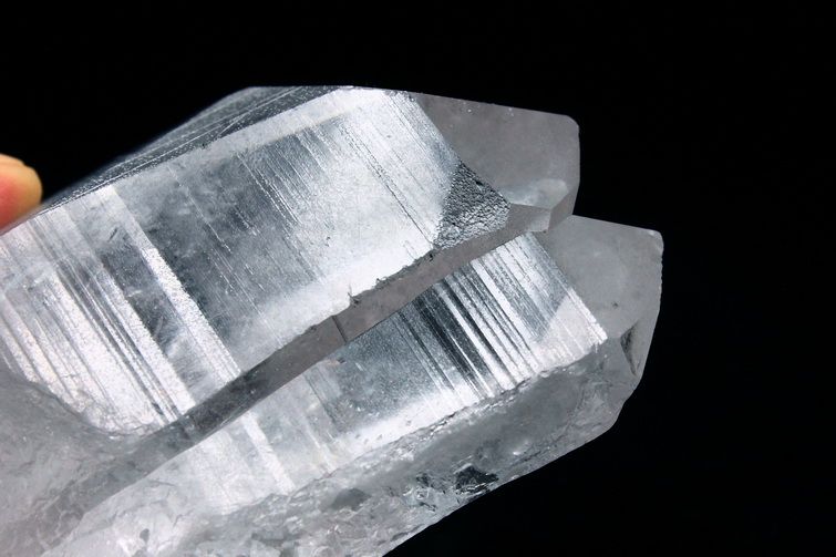 レムリアンシード水晶 原石 ミナスジェライス州コリント産 ※証明書付き[T370-4102] 2枚目