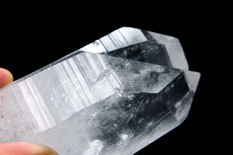 レムリアンシード水晶 原石 ミナスジェライス州コリント産 ※証明書付き[T370-4102] 3枚目