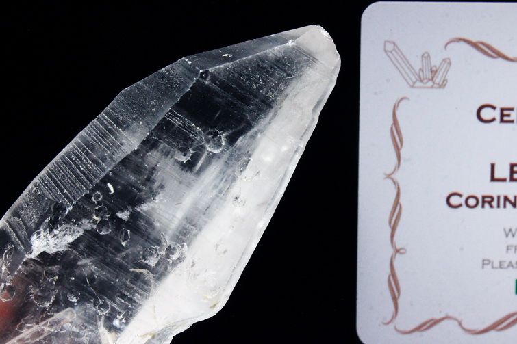 レムリアンシード水晶 原石 ミナスジェライス州コリント産 ※証明書付き[T370-4108] 1枚目