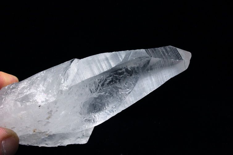 レムリアンシード水晶 原石 ミナスジェライス州コリント産 ※証明書付き[T370-4116] 4枚目