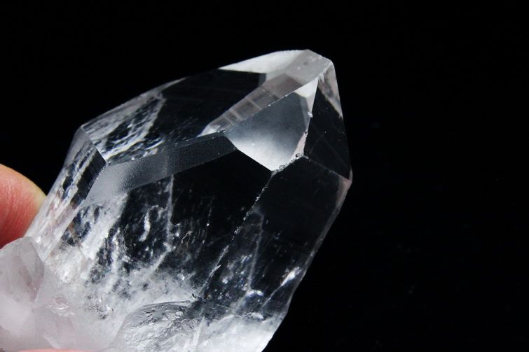 レムリアンシード水晶 原石 ミナスジェライス州コリント産 ※証明書付き[T370-4118] 3枚目