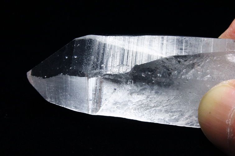 レムリアンシード水晶 原石 ミナスジェライス州コリント産 ※証明書付き[T370-4120] 3枚目