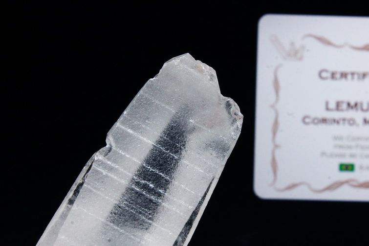 レムリアンシード水晶 原石 ミナスジェライス州コリント産 ※証明書付き[T370-4123] 1枚目