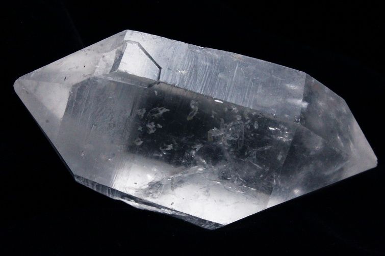 レムリアンシード水晶 ダブルポイント 原石 ミナスジェライス州コリント産 ※証明書付き[T370-4135] 3枚目