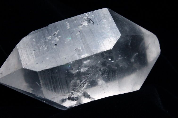 レムリアンシード水晶 ダブルポイント 原石 ミナスジェライス州コリント産 ※証明書付き[T370-4135] 4枚目