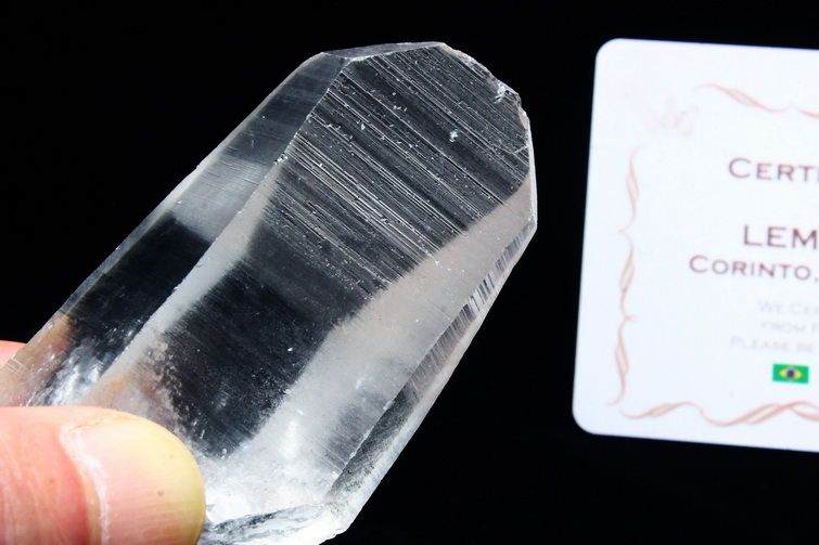 レムリアンシード水晶 ダブルポイント 原石 ミナスジェライス州