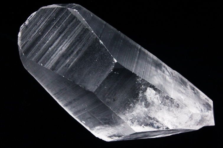 レムリアンシード水晶 ダブルポイント 原石 ミナスジェライス州コリント産 ※証明書付き[T370-4137] 3枚目