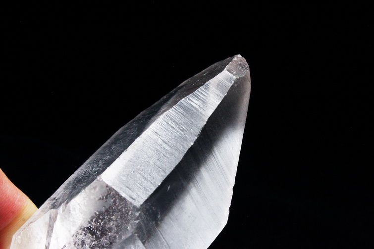 レムリアンシード水晶 ダブルポイント 原石 ミナスジェライス州コリント産 ※証明書付き[T370-4137] 4枚目