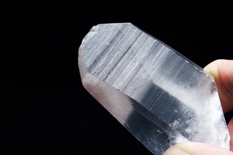 レムリアンシード水晶 ダブルポイント 原石 ミナスジェライス州コリント産 ※証明書付き[T370-4137] 5枚目