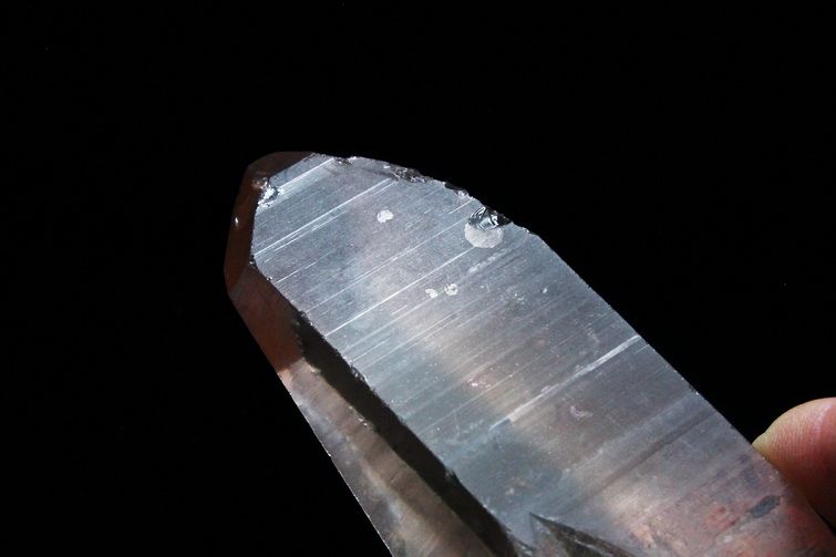 シトリン レムリアンシード水晶 原石 ミナスジェライス州コリント産 ※証明書付き[T370-4140] 4枚目