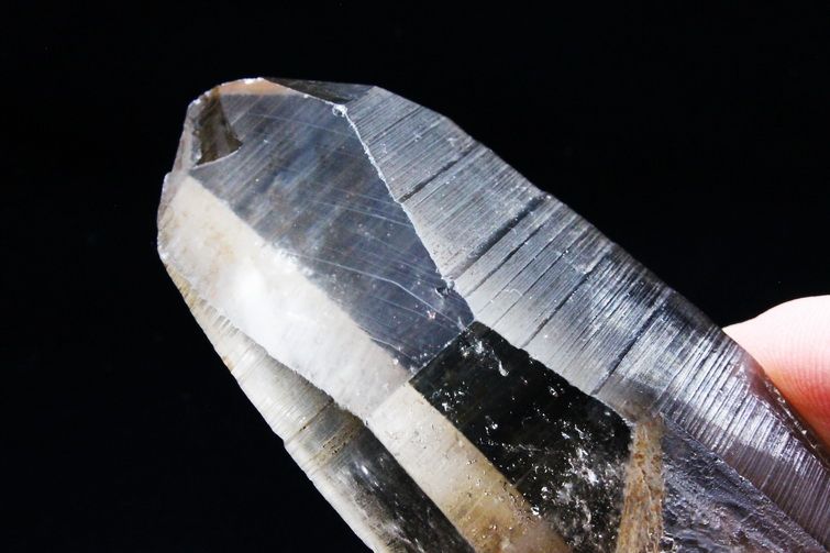 シトリン レムリアンシード水晶 原石 ミナスジェライス州コリント産 ※証明書付き[T370-4141] 2枚目