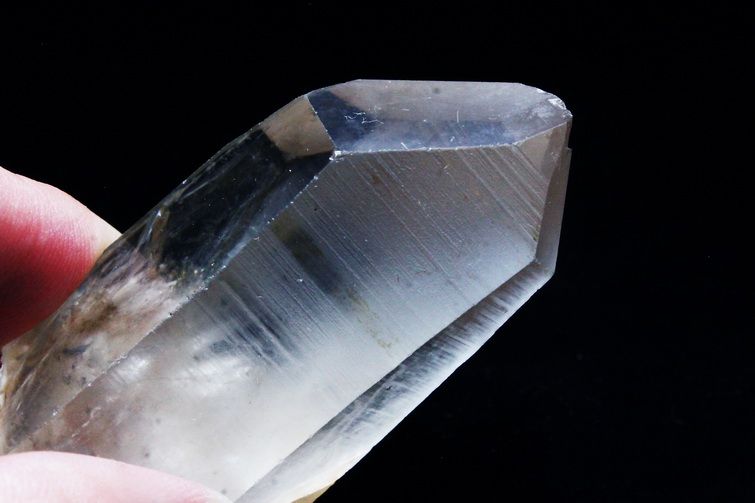 シトリン レムリアンシード水晶 原石 ミナスジェライス州コリント産 ※証明書付き[T370-4144] 4枚目