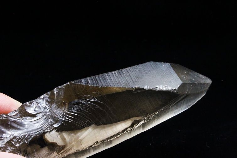 シトリン レムリアンシード水晶 原石 ミナスジェライス州コリント産 ※証明書付き[T370-4145] 2枚目