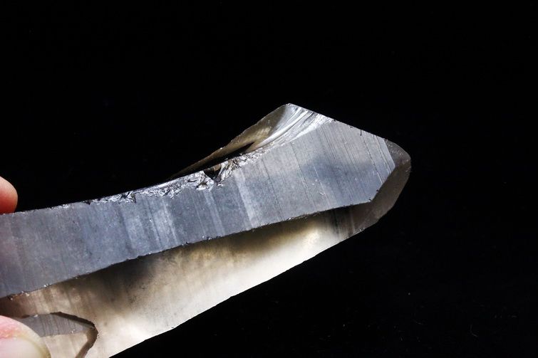 シトリン レムリアンシード水晶 原石 ミナスジェライス州コリント産 ※証明書付き[T370-4145] 3枚目