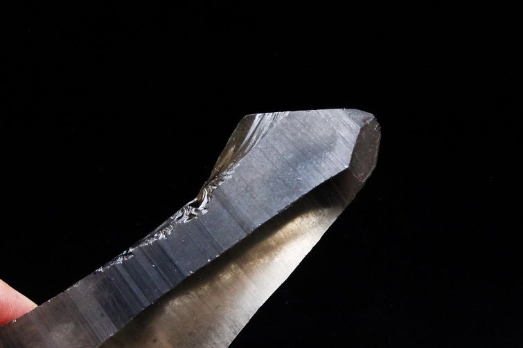 シトリン レムリアンシード水晶 原石 ミナスジェライス州コリント産 ※証明書付き[T370-4145] 4枚目