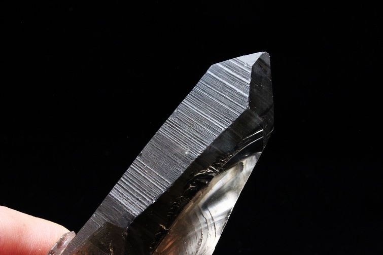 シトリン レムリアンシード水晶 原石 ミナスジェライス州コリント産 ※証明書付き[T370-4145] 5枚目