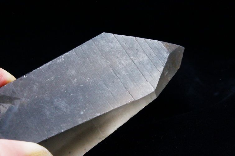 シトリン レムリアンシード水晶 ダブルポイント 原石 ミナスジェライス州コリント産 ※証明書付き[T370-4150] 2枚目